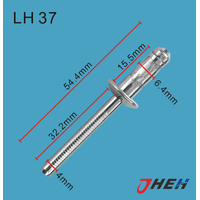 LH37 Auto Blind Rivets 10 Pcs in 1 Pack Fits Land Rover Models