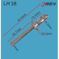 LH38 Auto Blind Rivets 10 Pcs in 1 Pack Fits Land Rover Models