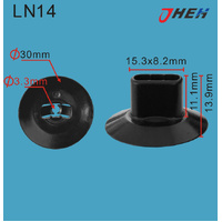 LN14 Car Trim Clips 10 Pcs in 1 Pack Fits Ranoult Models
