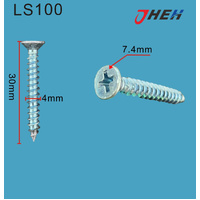 LS100 Auto Body Screws 10 Pcs in 1 Pack Fits Various Models