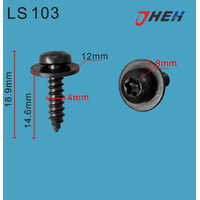 LS103 Auto Body Screws 10 Pcs in 1 Pack Fits Various Models