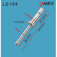 LS104 Auto Blind Rivets 10 Pcs in 1 Pack Fits Various Models