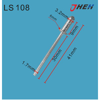 LS108 Auto Blind Rivets 10 Pcs in 1 Pack Fits Various Models
