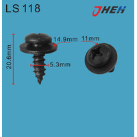 LS118 Auto Body Screws 10 Pcs in 1 Pack Fits Various Models