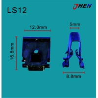 LS12 Auto U-Clip Nuts 10 Pcs in 1 Pack Fits Various Models