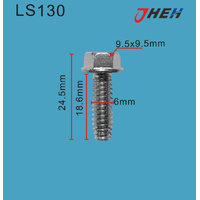 LS130 Auto Body Screws 10 Pcs in 1 Pack Fits Various Models