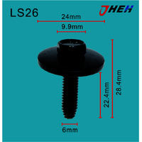 LS26 Auto Body Screws 10 Pcs in 1 Pack Fits Various Models