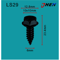 LS29 Auto Body Screws 10 Pcs in 1 Pack Fits Various Models