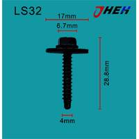 LS32 Auto Body Screws 10 Pcs in 1 Pack Fits Various Models