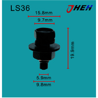 LS36 Auto Body Screws 10 Pcs in 1 Pack Fits Various Models