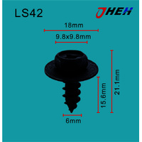 LS42 Auto Body Screws 10 Pcs in 1 Pack Fits Various Models