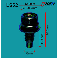 LS52 Auto Body Screws 10 Pcs in 1 Pack Fits Various Models