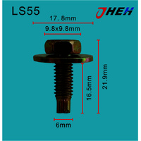 LS55 Auto Body Screws 10 Pcs in 1 Pack Fits Various Models