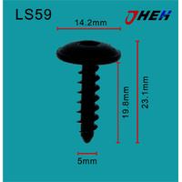 LS59 Auto Body Screws 10 Pcs in 1 Pack Fits Various Models
