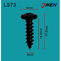 LS73 Auto Body Screws 10 Pcs in 1 Pack Fits Various Models