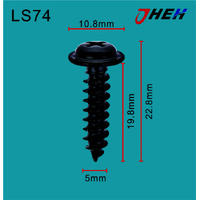 LS74 Auto Body Screws 10 Pcs in 1 Pack Fits Various Models