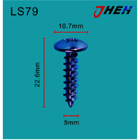 LS79 Auto Body Screws 10 Pcs in 1 Pack Fits Various Models