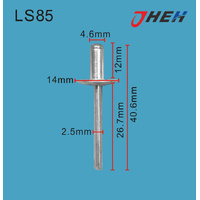 LS85 Auto Blind Rivets 10 Pcs in 1 Pack Fits Various Models