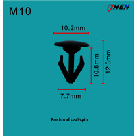 M10 Car Trim Clips 20 Pcs in 1 Pack Fits Mazda Models