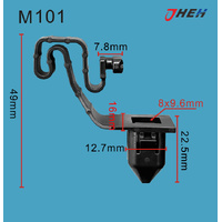 M101 Car Trim Clips 5 Pcs in 1 Pack Fits Mazda Models