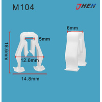 M104 Car Trim Clips 10 Pcs in 1 Pack Fits Mazda Models