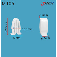 M105 Car Trim Clips 10 Pcs in 1 Pack Fits Mazda Models