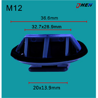 M12 Car Trim Clips 10 Pcs in 1 Pack Fits Mazda Models