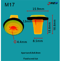 M17 Car Trim Clips 20 Pcs in 1 Pack Fits Mazda Models