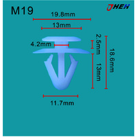M19 Car Trim Clips 20 Pcs in 1 Pack Fits Mazda Models