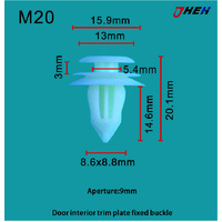M20 Car Trim Clips 20 Pcs in 1 Pack Fits Mazda Models