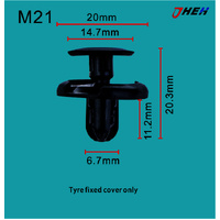 M21 Car Trim Clips 20 Pcs in 1 Pack Fits Mazda Models