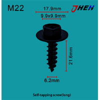 M22 Auto Body Screws 10 Pcs in 1 Pack Fits Mazda Models
