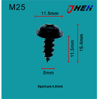 M25 Auto Body Screws 10 Pcs in 1 Pack Fits Mazda Models