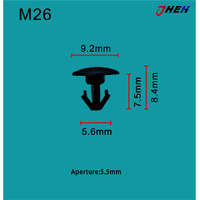M26 Car Trim Clips 20 Pcs in 1 Pack Fits Mazda Models