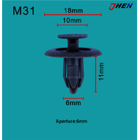 M31 Car Trim Clips 20 Pcs in 1 Pack Fits Mazda Models