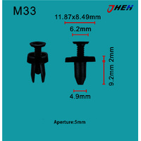 M33 Car Trim Clips 20 Pcs in 1 Pack Fits Mazda Models