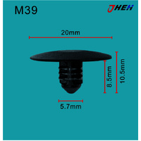 M39 Car Trim Clips 20 Pcs in 1 Pack Fits Mazda Models