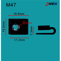 M47 Auto U-Clip Nuts 10 Pcs in 1 Pack Fits Mazda Models