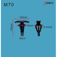 M70 Car Trim Clips 20 Pcs in 1 Pack Fits Mazda Models