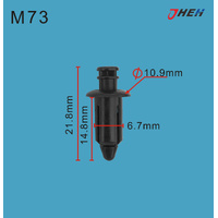 M73 Car Trim Clips 10 Pcs in 1 Pack Fits Mazda Models
