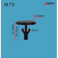 M75 Car Trim Clips 20 Pcs in 1 Pack Fits Mazda Models