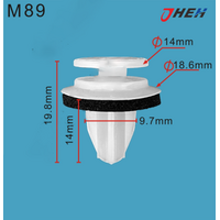 M89 Car Trim Clips 20 Pcs in 1 Pack Fits Mazda Models