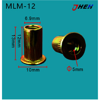 MLM12 Auto Rivet Nuts 5 Pcs in 1 Pack Fits Various Models
