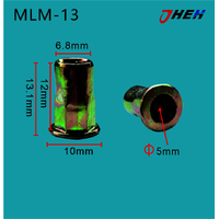 MLM13 Auto Rivet Nuts 5 Pcs in 1 Pack Fits Various Models