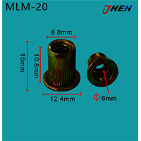 MLM20 Auto Rivet Nuts 5 Pcs in 1 Pack Fits Various Models