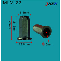MLM22 Auto Rivet Nuts 5 Pcs in 1 Pack Fits Various Models