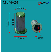 MLM24 Auto Rivet Nuts 5 Pcs in 1 Pack Fits Various Models