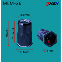 MLM26 Auto Rivet Nuts 5 Pcs in 1 Pack Fits Various Models