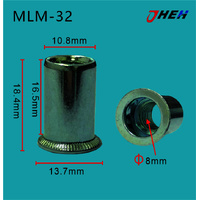 MLM32 Auto Rivet Nuts 5 Pcs in 1 Pack Fits Various Models