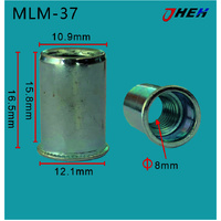 MLM37 Auto Rivet Nuts 5 Pcs in 1 Pack Fits Various Models
